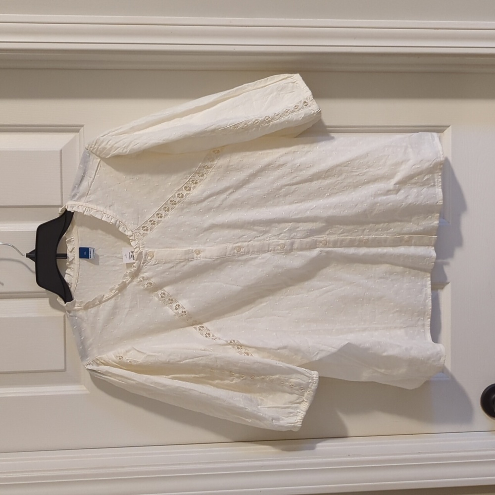 NWT Old Navy blouse XXL, cream